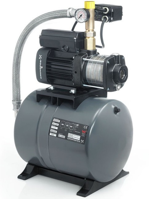 Установка повышенного давления GRUNDFOS CMB 5-37 (БАК 60 ЛИТРОВ)