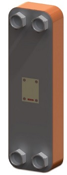 Паяный теплообменник HYDAC HEX S722-90
