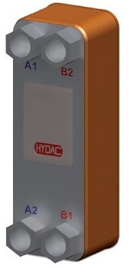 Паяный теплообменник HYDAC HEX S610-70