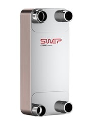 Паяный пластинчатый теплообменник SWEP B400T