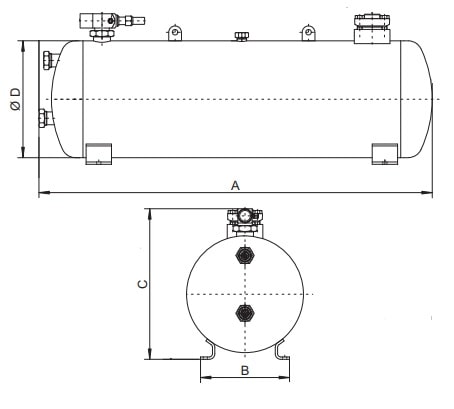 Кожухотрубный теплообменник BITZER F902NP